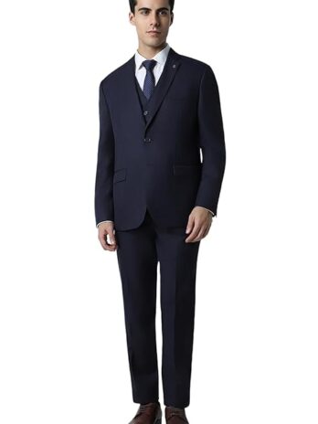 Van Heusen Men’s Polyester Blend Three Piece Suit-Dress Set